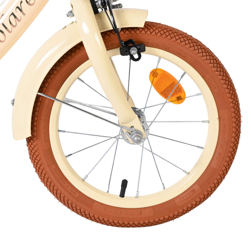 Afbeelding laden in galerijviewer, Volare ashley kinderfiets - meisjes - 14 inch - creme - twee handremmen