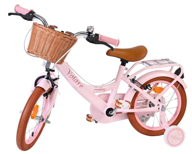 Load image into Gallery viewer, Volare ashley kinderfiets - meisjes - 14 inch - roze - twee handremmen