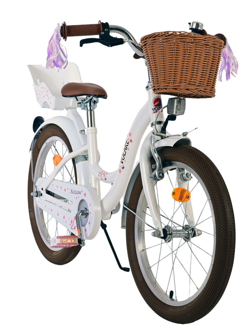 Afbeelding laden in galerijviewer, Volare blossom kinderfiets - meisjes - 18 inch - wit