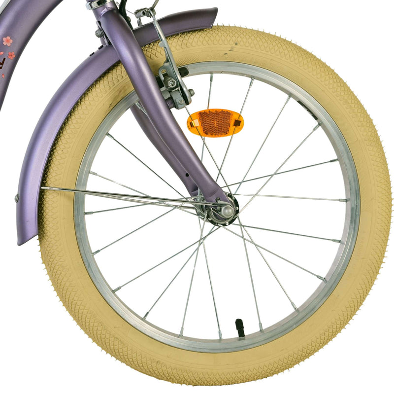 Load image into Gallery viewer, Volare blossom kinderfiets - meisjes - 18 inch - paars - twee handremmen