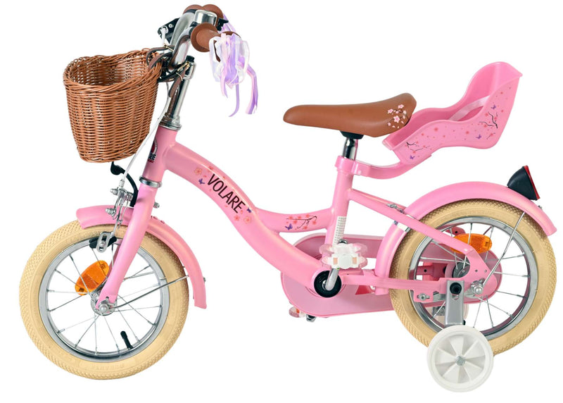 Afbeelding laden in galerijviewer, Volare blossom kinderfiets - meisjes - 12 inch - roze
