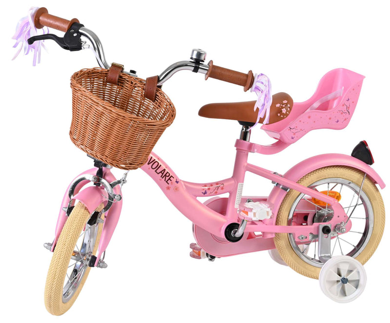 Afbeelding laden in galerijviewer, Volare blossom kinderfiets - meisjes - 12 inch - roze
