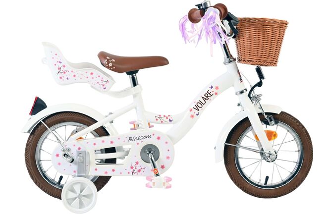 Load image into Gallery viewer, Volare blossom kinderfiets - meisjes - 12 inch - wit