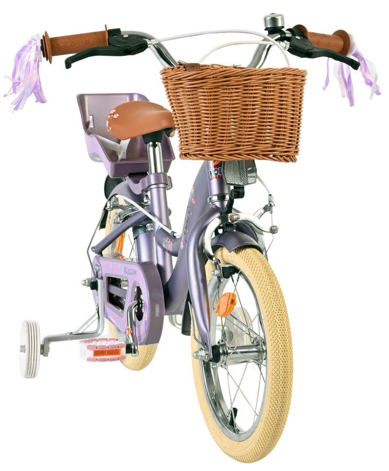 Load image into Gallery viewer, Volare blossom kinderfiets - meisjes - 14 inch - paars - twee handremmen