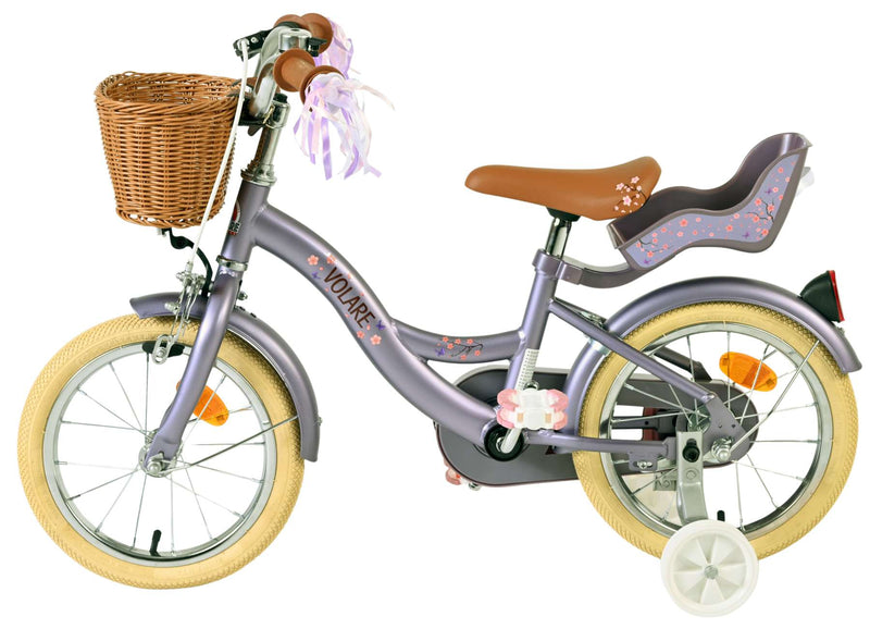 Afbeelding laden in galerijviewer, Volare blossom kinderfiets - meisjes - 14 inch - paars