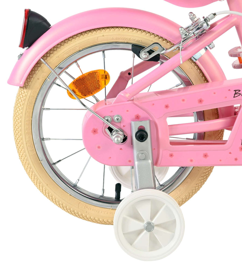 Afbeelding laden in galerijviewer, Volare blossom kinderfiets - meisjes - 14 inch - roze - twee handremmen