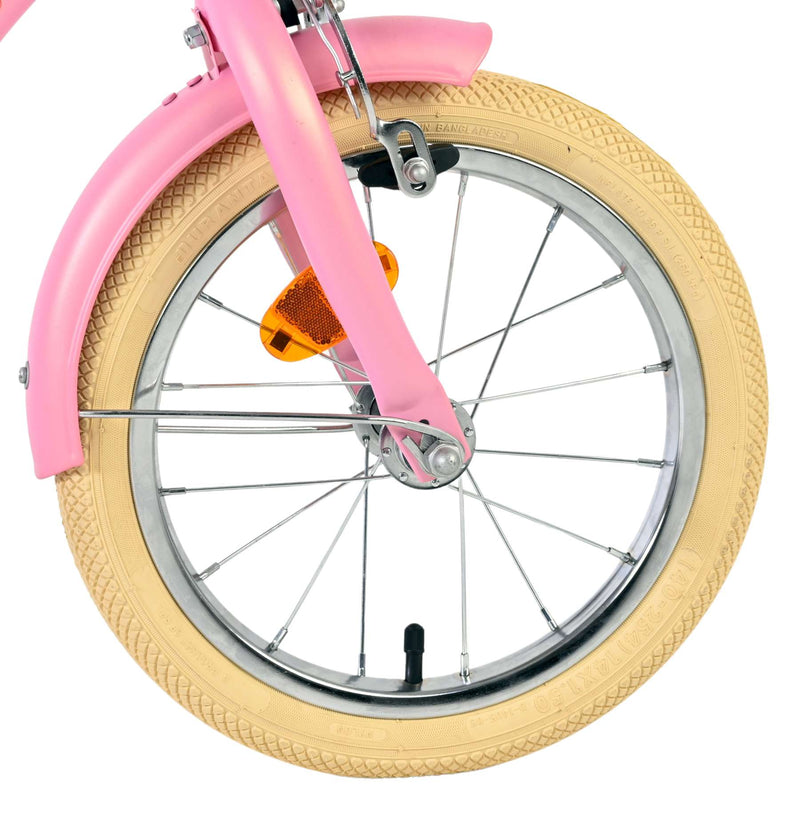 Afbeelding laden in galerijviewer, Volare blossom kinderfiets - meisjes - 14 inch - roze - twee handremmen
