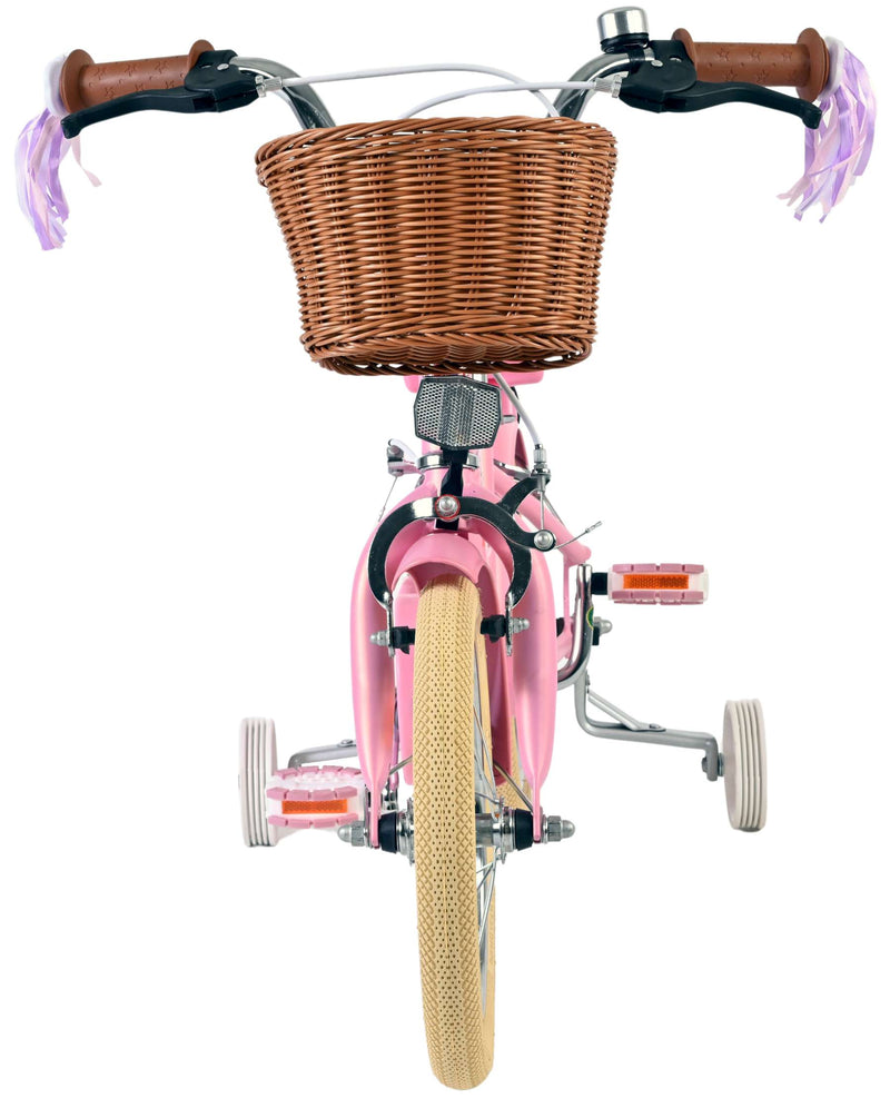 Afbeelding laden in galerijviewer, Volare blossom kinderfiets - meisjes - 14 inch - roze - twee handremmen
