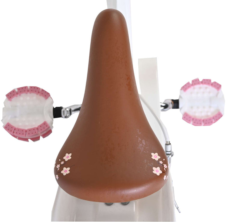 Afbeelding laden in galerijviewer, Volare blossom kinderfiets - meisjes - 14 inch - wit - twee handremmen