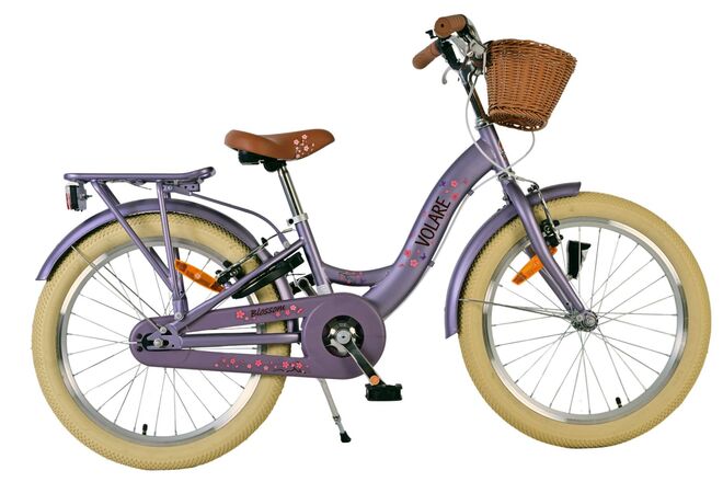 Load image into Gallery viewer, Volare blossom kinderfiets - meisjes - 20 inch - paars - twee handremmen