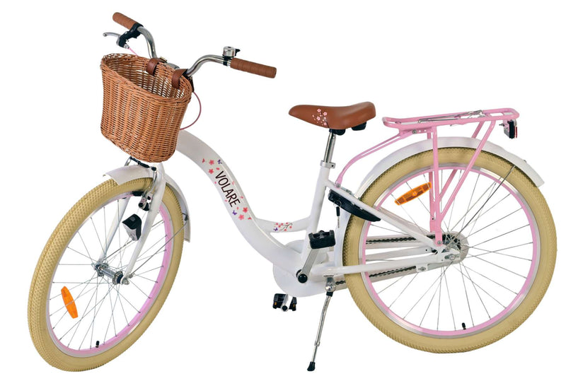 Load image into Gallery viewer, Volare blossom kinderfiets - meisjes - 24 inch - wit