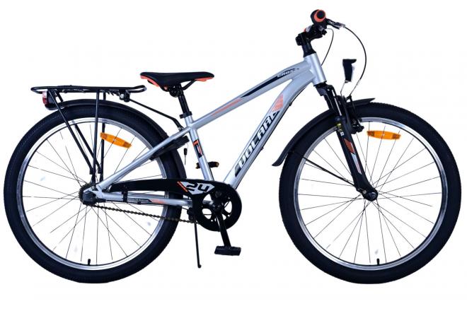 Load image into Gallery viewer, Volare Cross Kinderfiets Jongens 24 inch Zilver 3 versnellingen