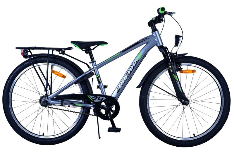 Load image into Gallery viewer, Volare Cross Kinderfiets - Jongens - 24 inch - donker Grijs- 3 versnellingen