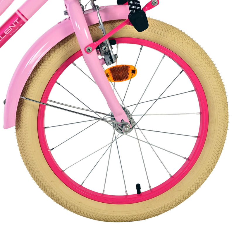 Load image into Gallery viewer, Volare excellent kinderfiets - meisjes -18 inch - roze - 95% afgemonteerd