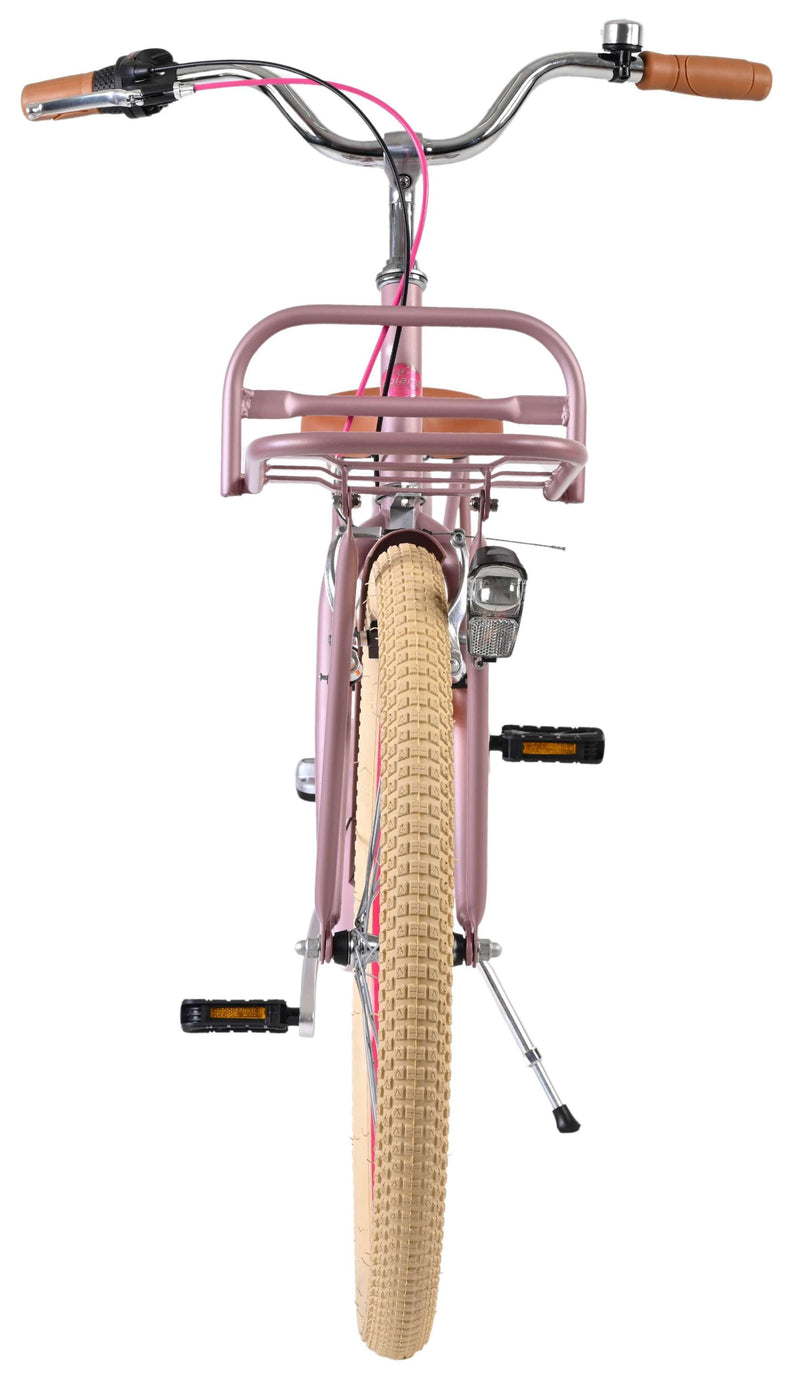 Afbeelding laden in galerijviewer, Volare excellent kinderfiets - meisjes - 24 inch - mat roze - 3 versnellingen