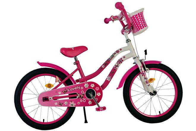 Load image into Gallery viewer, Volare lovely kinderfiets - meisjes - 18 inch - roze wit