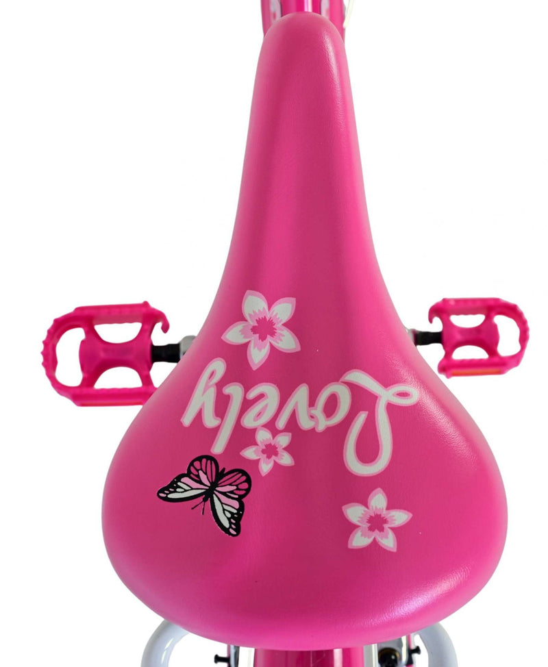 Afbeelding laden in galerijviewer, Volare lovely kinderfiets - meisjes - 24 inch - roze - twee handremmen
