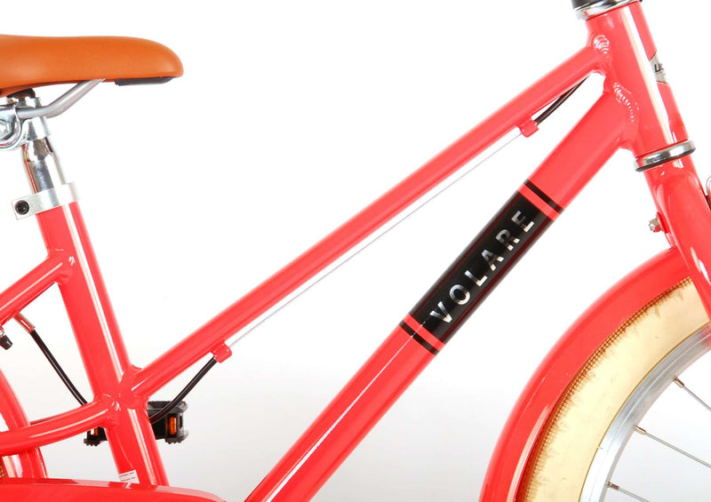 Load image into Gallery viewer, Volare Melody Kinderfiets Meisjes 20 inch Koraal Rood Twee Handremmen Prime Collection