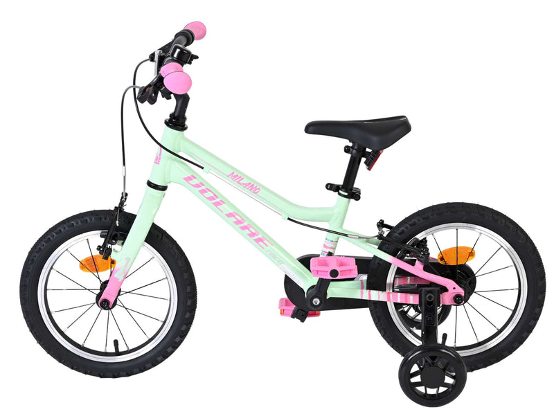 Load image into Gallery viewer, Volare milano kinderfiets - meisjes - 14 inch - mintgroen - twee handremmen