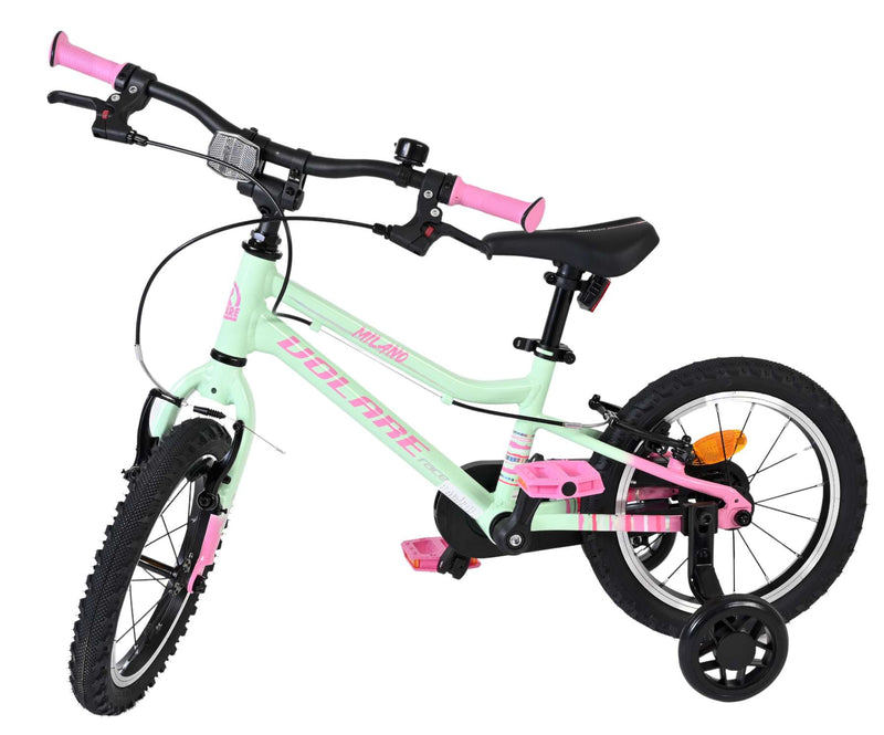Load image into Gallery viewer, Volare milano kinderfiets - meisjes - 14 inch - mintgroen - twee handremmen