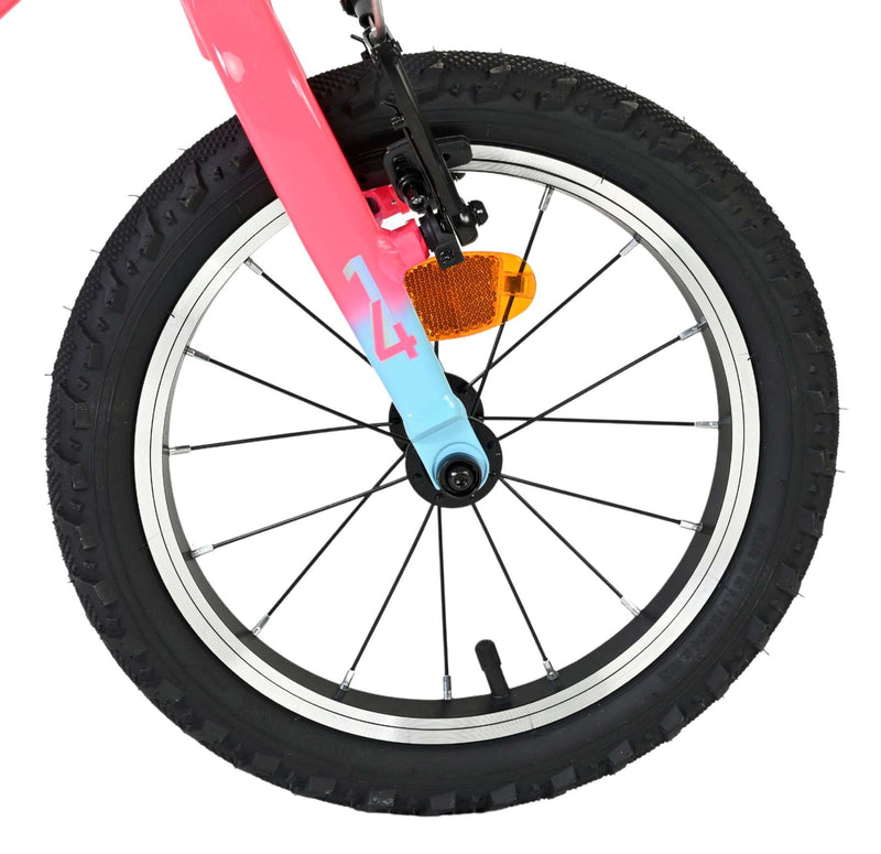 Load image into Gallery viewer, Volare milano kinderfiets - meisjes - 14 inch - roze - twee handremmen