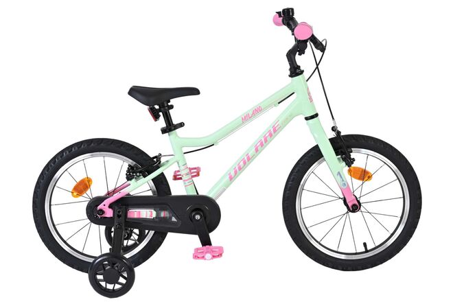 Load image into Gallery viewer, Volare milano kinderfiets - meisjes- 16 inch - mintgroen - twee handremmen