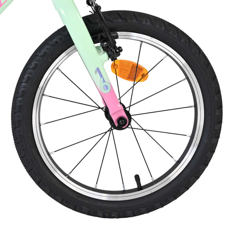 Load image into Gallery viewer, Volare milano kinderfiets - meisjes- 16 inch - mintgroen - twee handremmen