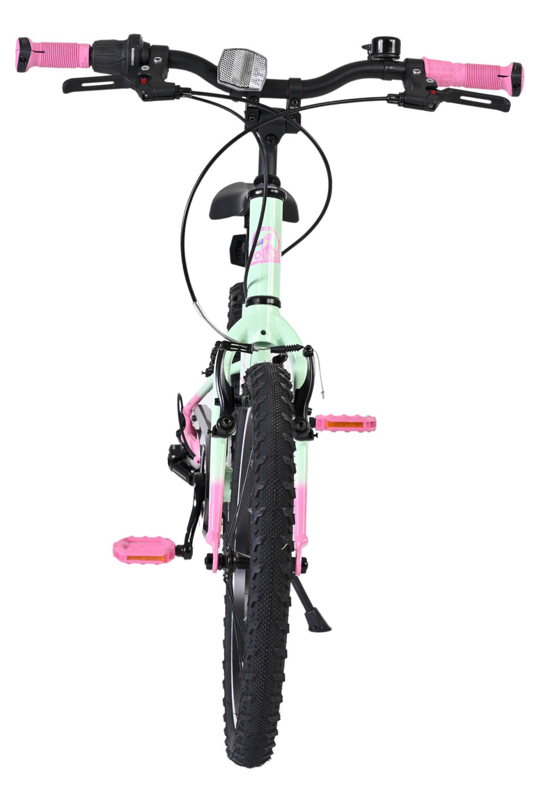 Load image into Gallery viewer, Volare milano kinderfiets - meisjes - 18 inch - mintgroen - 6 speed - twee handremmen