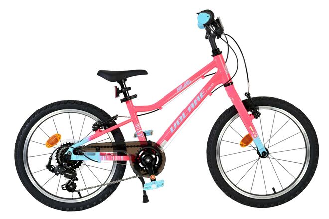 Load image into Gallery viewer, Volare milano kinderfiets - meisjes - 18 inch - roze - 6 speed - twee handremmen