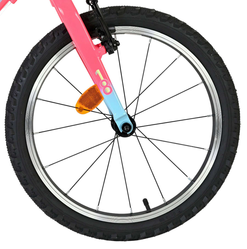 Load image into Gallery viewer, Volare milano kinderfiets - meisjes - 18 inch - roze - 6 speed - twee handremmen