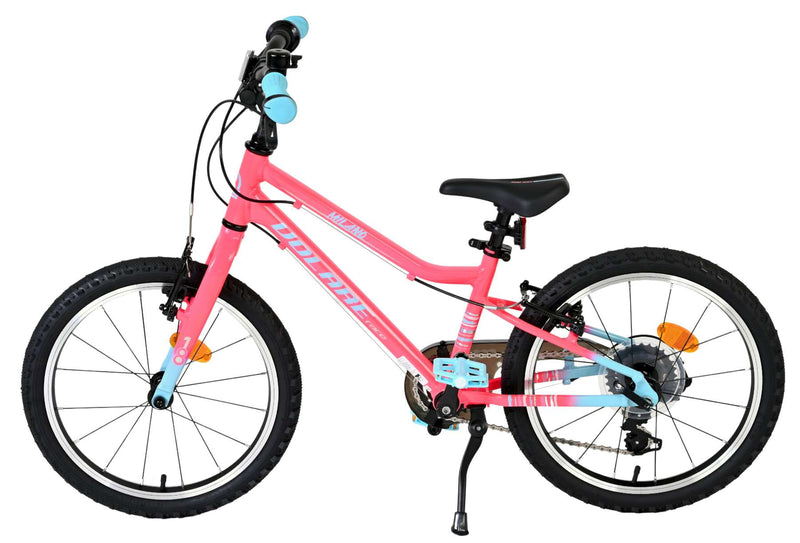 Load image into Gallery viewer, Volare milano kinderfiets - meisjes - 18 inch - roze - 6 speed - twee handremmen