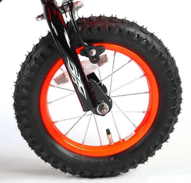Load image into Gallery viewer, Volare Motorbike Kinderfiets Jongens 12 inch Oranje 95% afgemonteerd