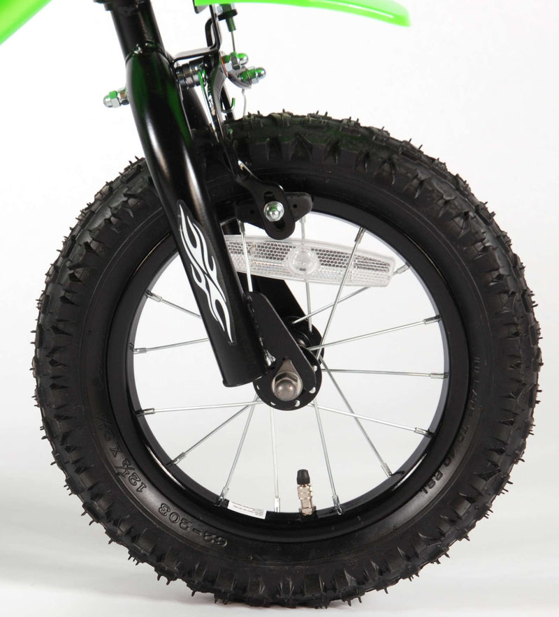 Load image into Gallery viewer, Volare Motorbike Kinderfiets - Jongens - 12 inch - Groen - 95% afgemonteerd