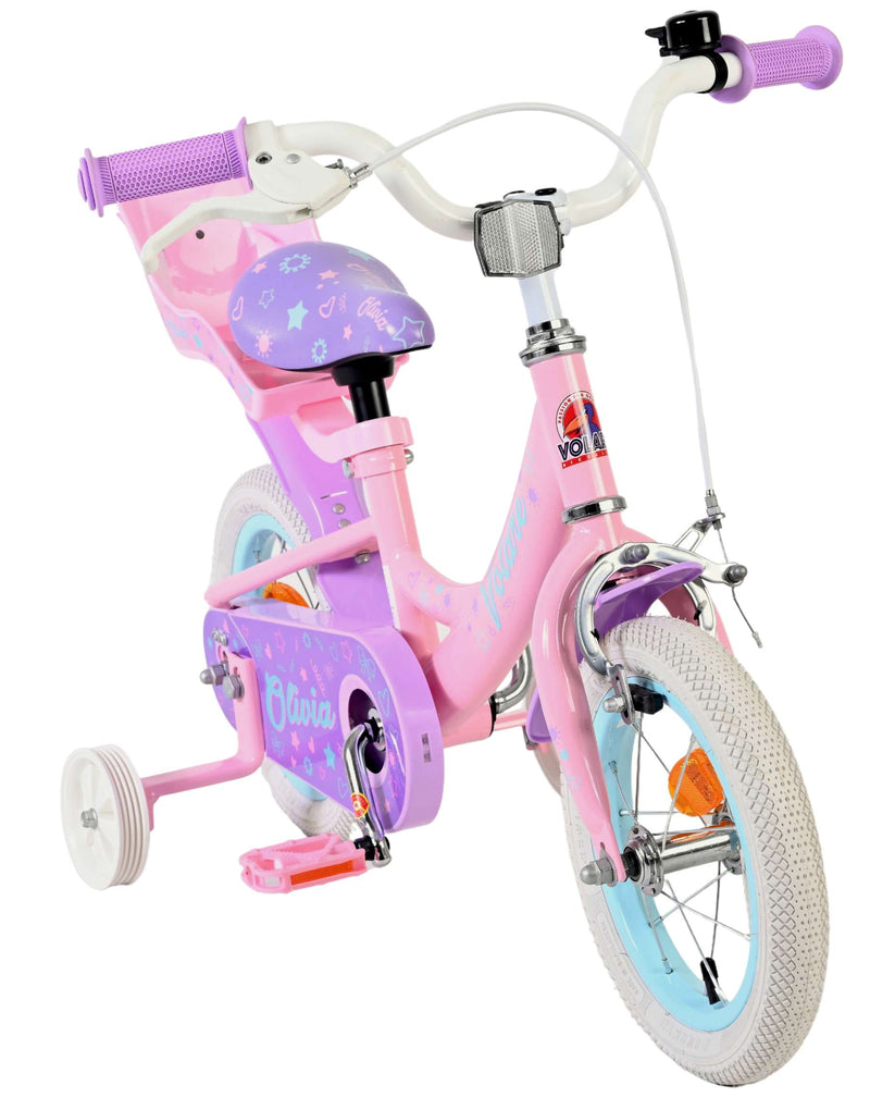 Afbeelding laden in galerijviewer, Volare olivia kinderfiets - meisjes - 12 inch - roze