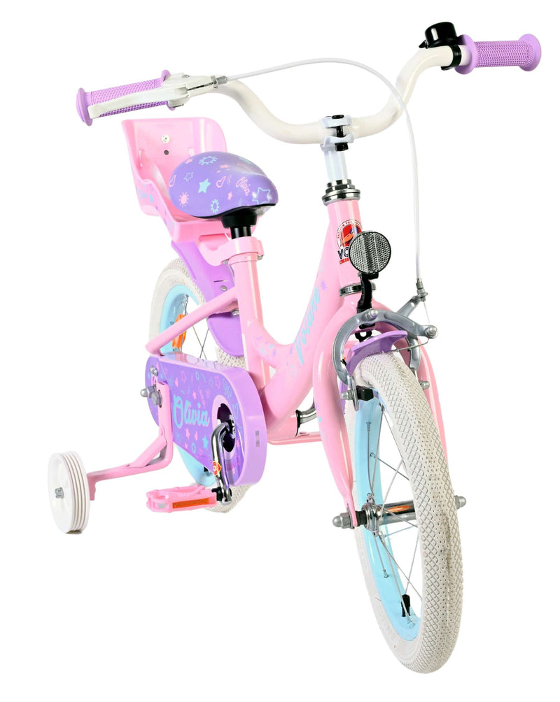 Afbeelding laden in galerijviewer, Volare olivia kinderfiets - meisjes - 14 inch - roze