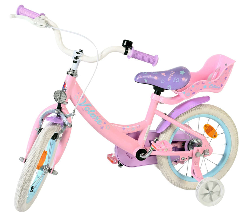 Afbeelding laden in galerijviewer, Volare olivia kinderfiets - meisjes - 14 inch - roze
