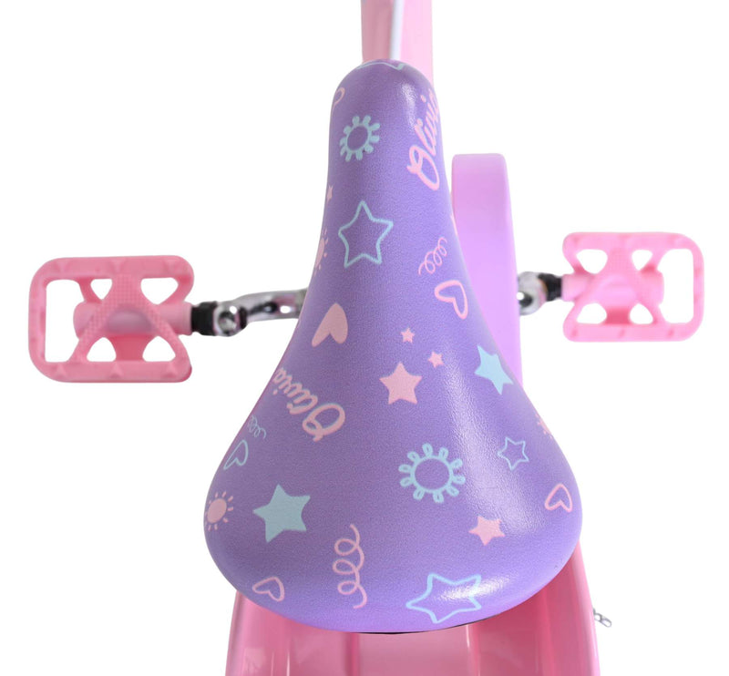 Afbeelding laden in galerijviewer, Volare olivia kinderfiets - meisjes - 14 inch - roze - twee handremmen