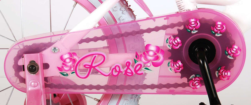 Load image into Gallery viewer, Volare Rose Kinderfiets Meisjes 14 inch Roze Wit 95% afgemonteerd