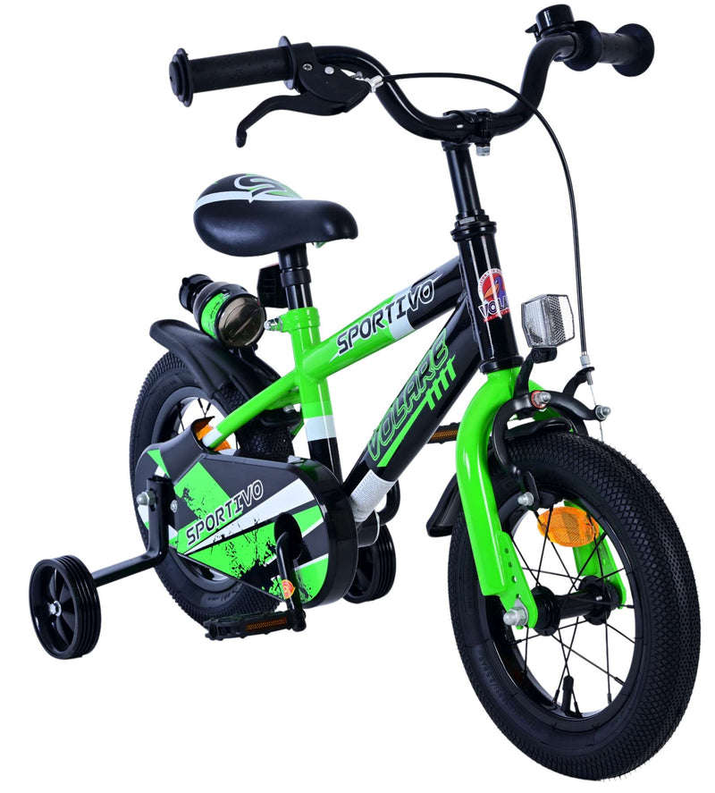 Load image into Gallery viewer, Volare sportivo kinderfiets - jongens - 12 inch - groen zwart