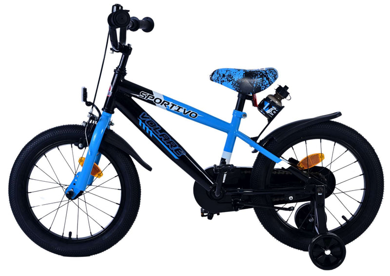 Load image into Gallery viewer, Volare sportivo kinderfiets - jongens - 16 inch - blauw zwart