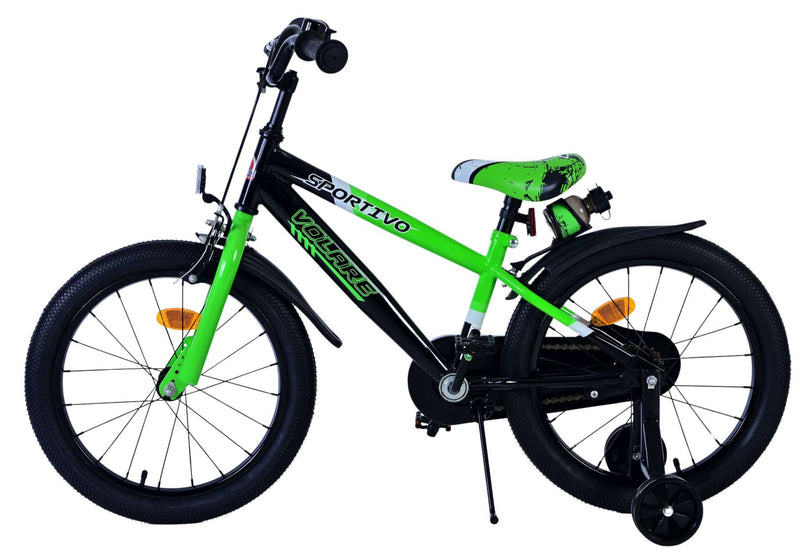 Load image into Gallery viewer, Volare sportivo kinderfiets - jongens - 18 inch - groen zwart