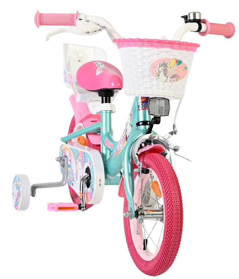 Load image into Gallery viewer, Volare unicorn kinderfiets - meisjes - 12 inch - groen