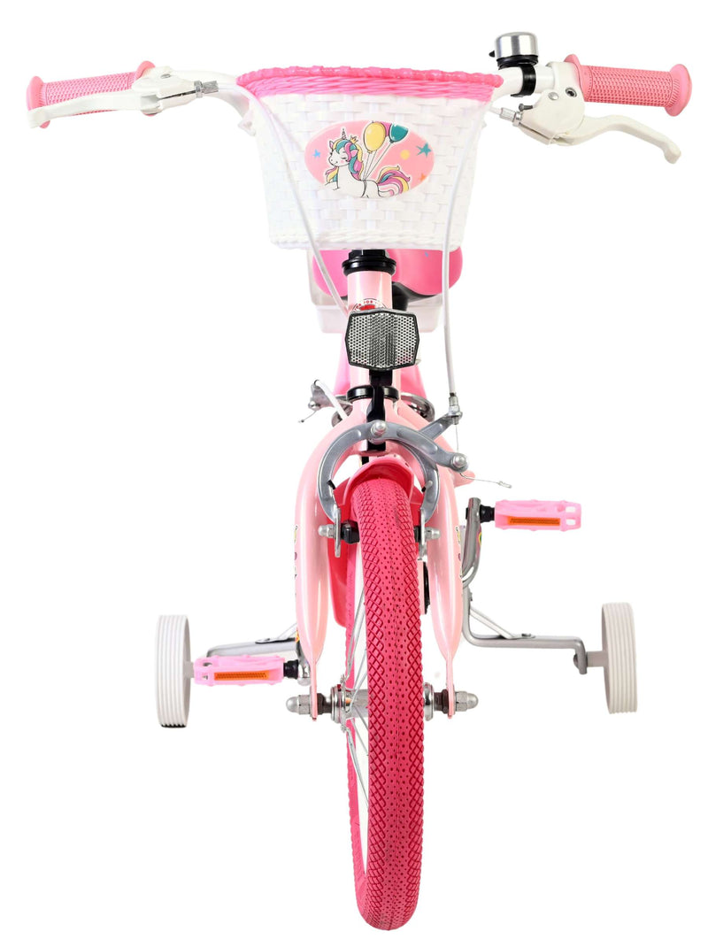 Load image into Gallery viewer, Volare unicorn kinderfiets - meisjes - 14 inch - roze - twee handremmen