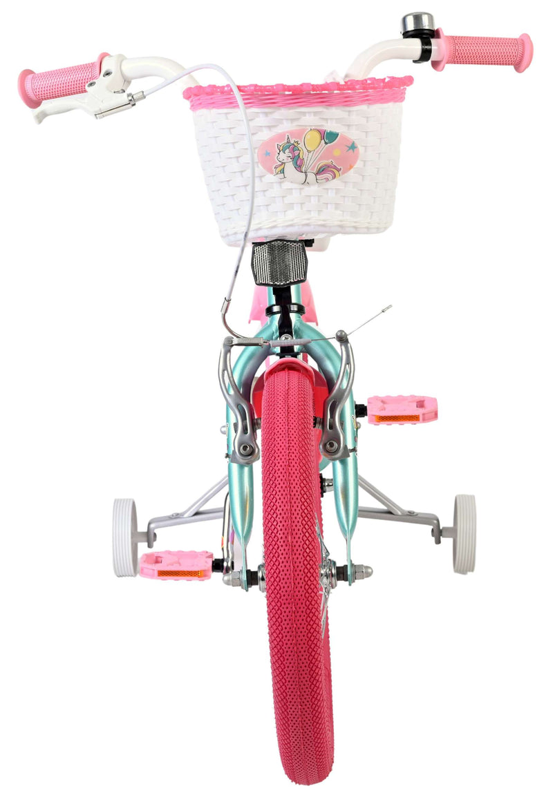 Afbeelding laden in galerijviewer, Volare unicorn kinderfiets - meisjes - 16 inch - groen