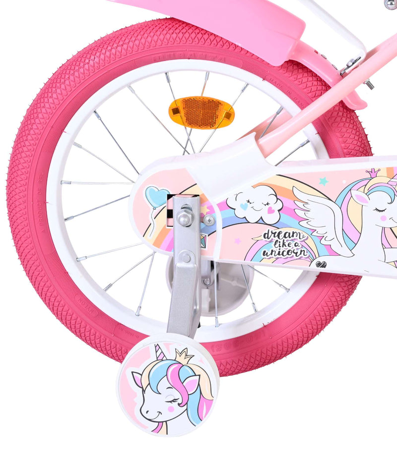 Load image into Gallery viewer, Volare unicorn kinderfiets - meisjes - 16 inch - roze