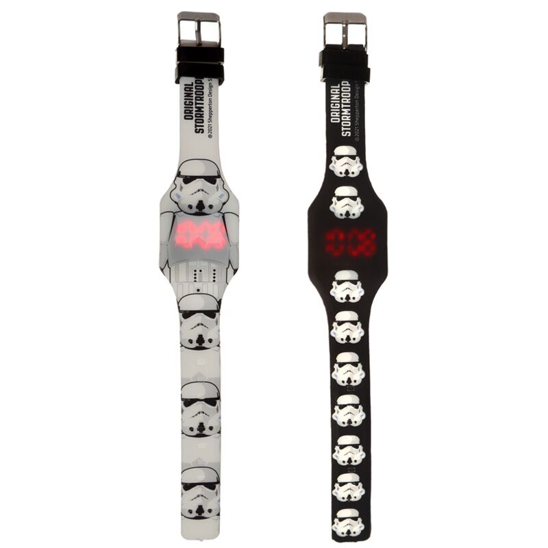 Afbeelding laden in galerijviewer, The original stormtrooper digitaal siliconen horloge