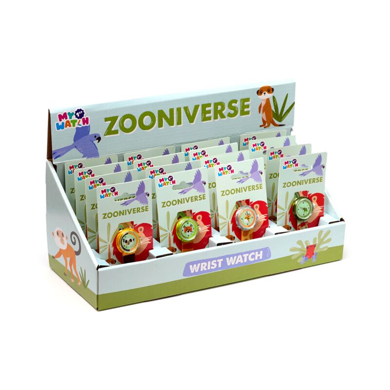 Afbeelding laden in galerijviewer, Zooniverse analoog horloge