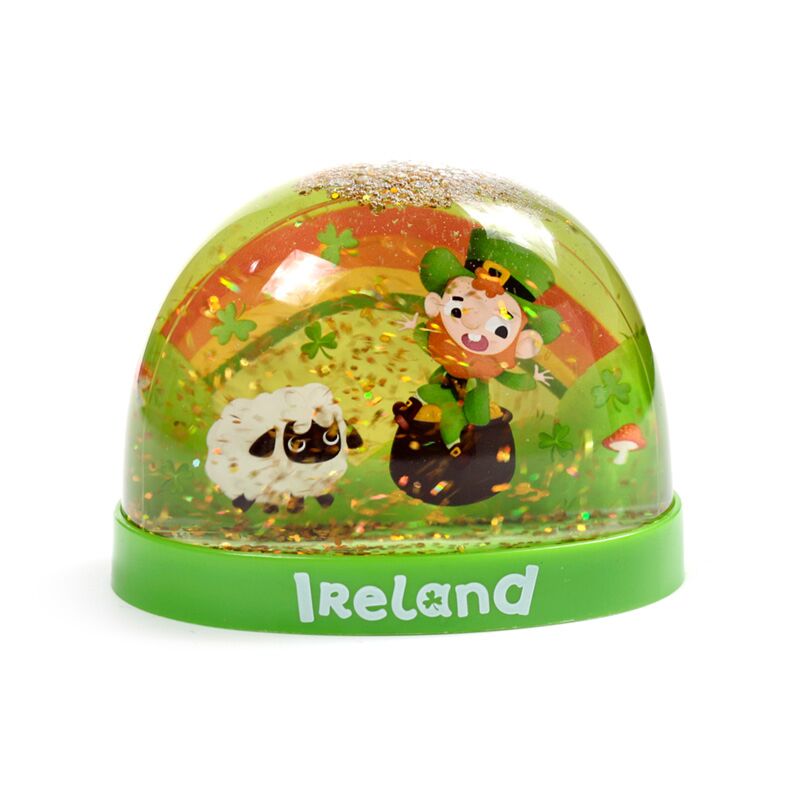 Load image into Gallery viewer, Iers geluk large glitter sneeuwbol