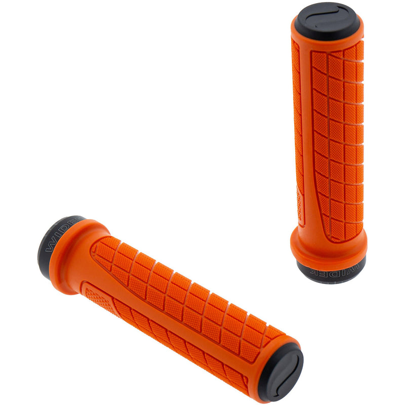 Load image into Gallery viewer, Widek handvatset the flow alu lock-ring zwart oranje