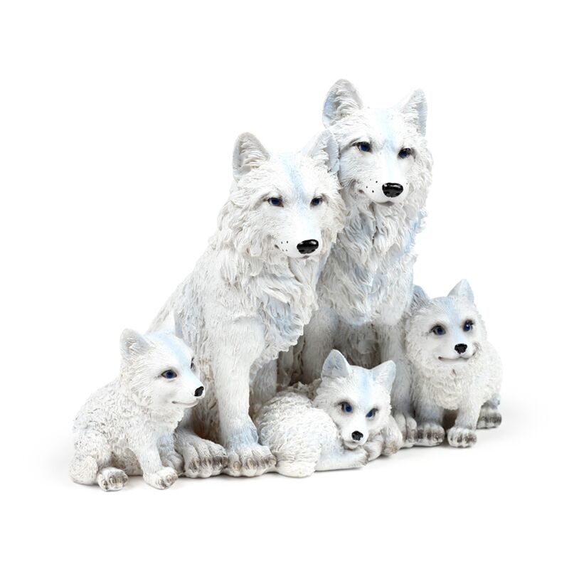 Afbeelding laden in galerijviewer, Wolf puppies familie